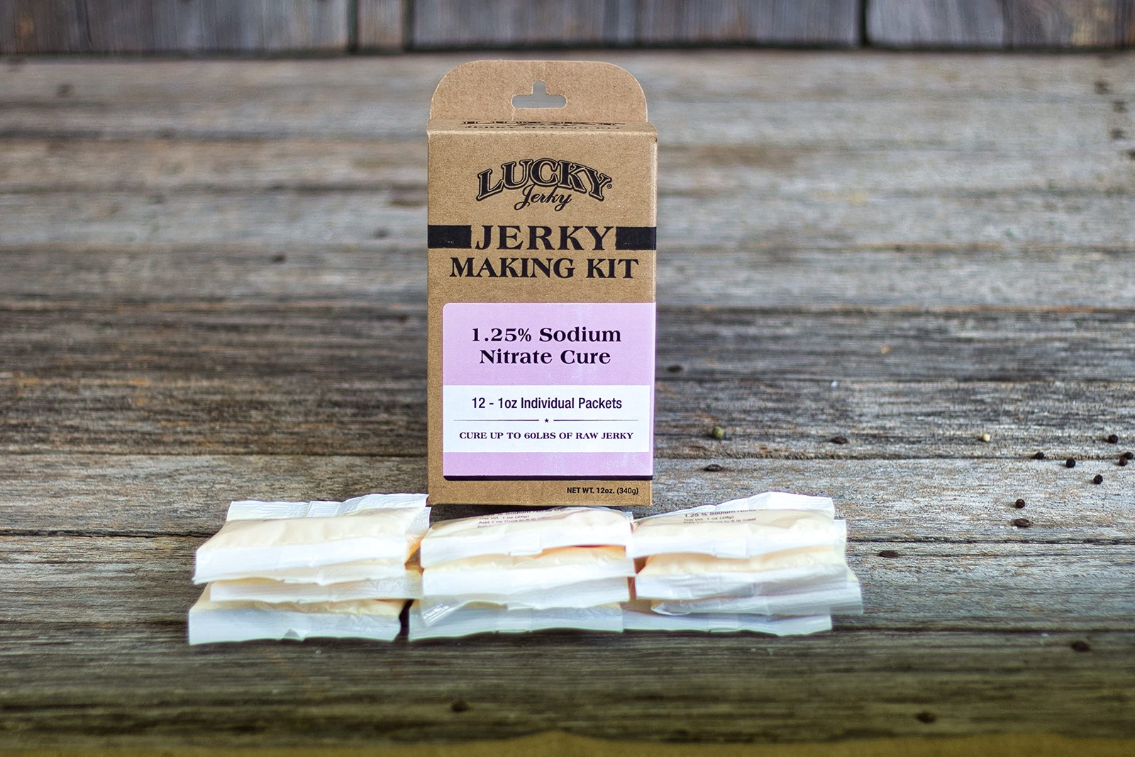 Lucky Jerky Seasoning Cure Kit – Cures 60lbs of Meat