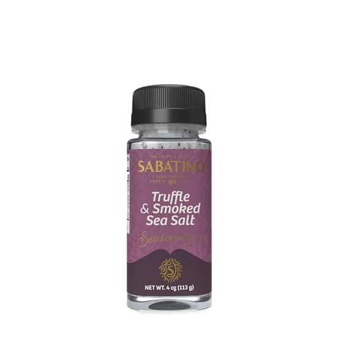 Sabatino Tartufi, NEW Smoked Truffle Salt, The First Ever 4 Ounce (Pack of 1)
