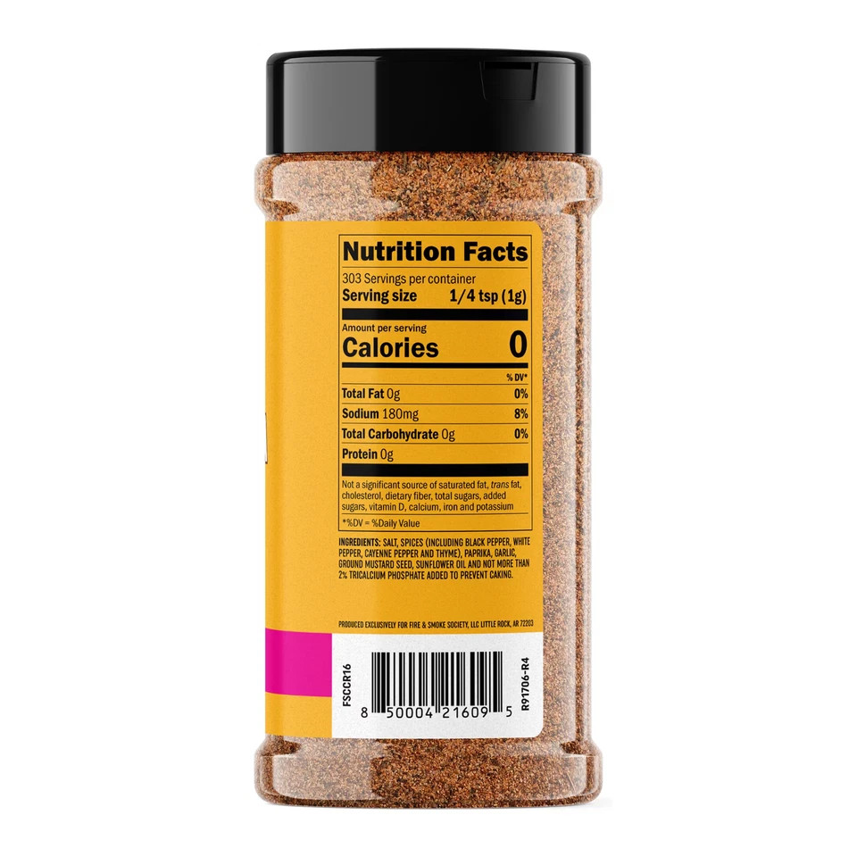 Fire & Smoke Society Chica Licka Bam Bam Chicken Seasoning, 10.7oz