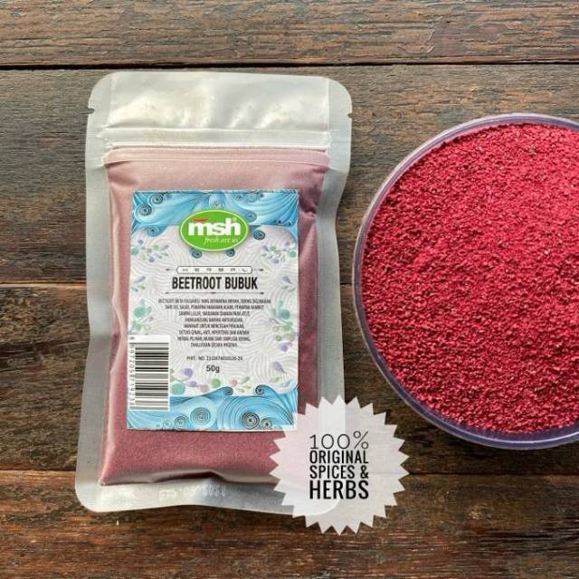 Beetroot Powder 50g Natural Red Culinary Colorant Botanical Superfood Ingredient