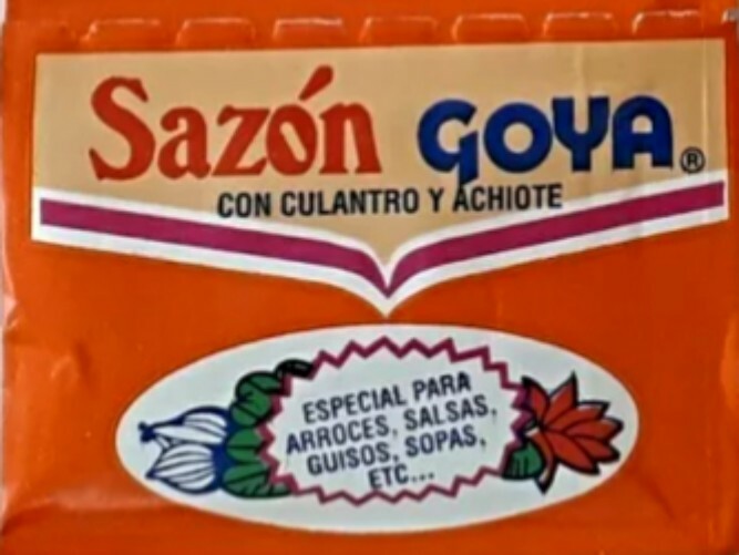 (BOX OF 36PKS) GOYA SAZON CON CULANTRO Y ACHIOTE SEASONING CORIANDER & ANNATTO