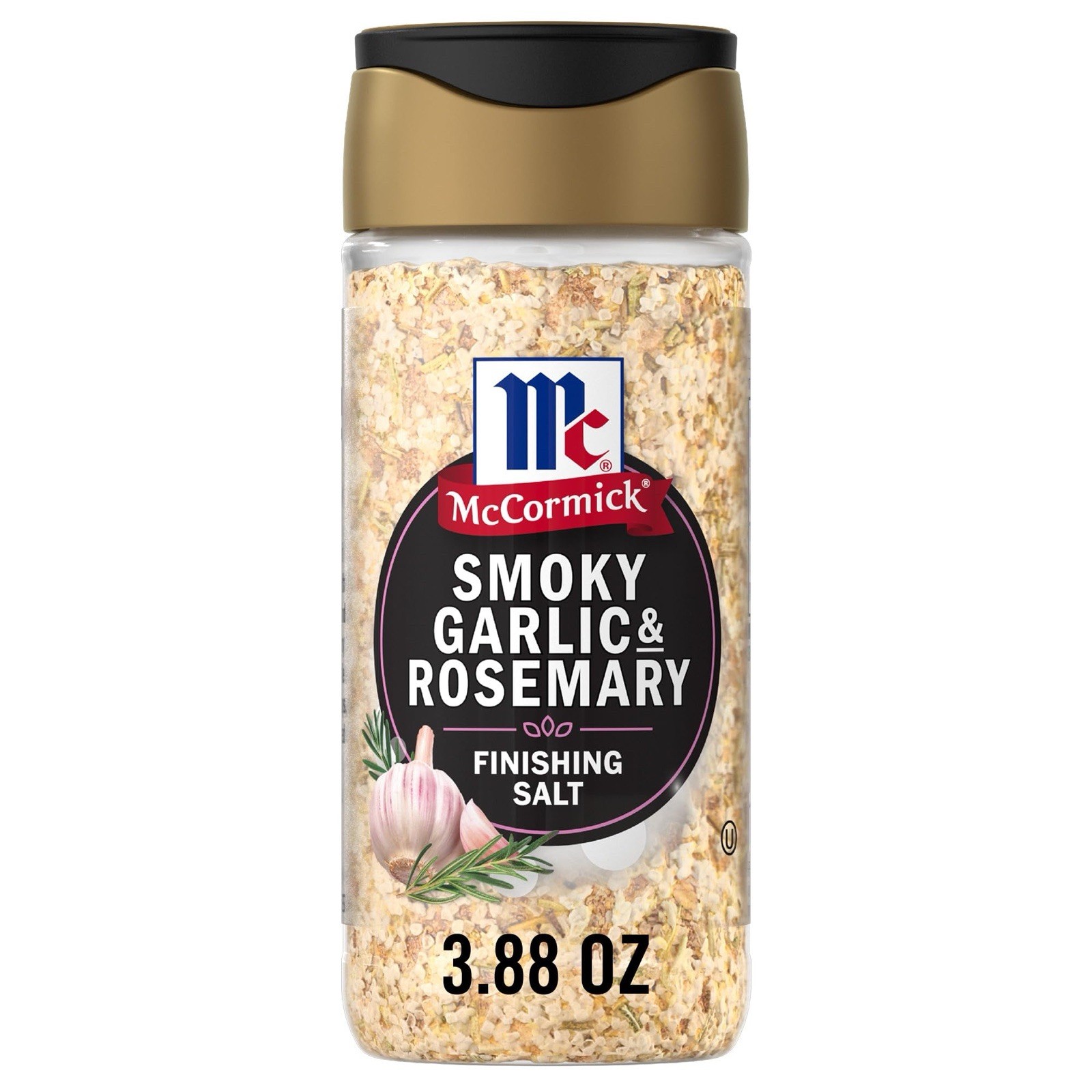 McCormick Finishing Salt 🔥Smoky 🧄Garlic & Rosemary, 3.88 oz