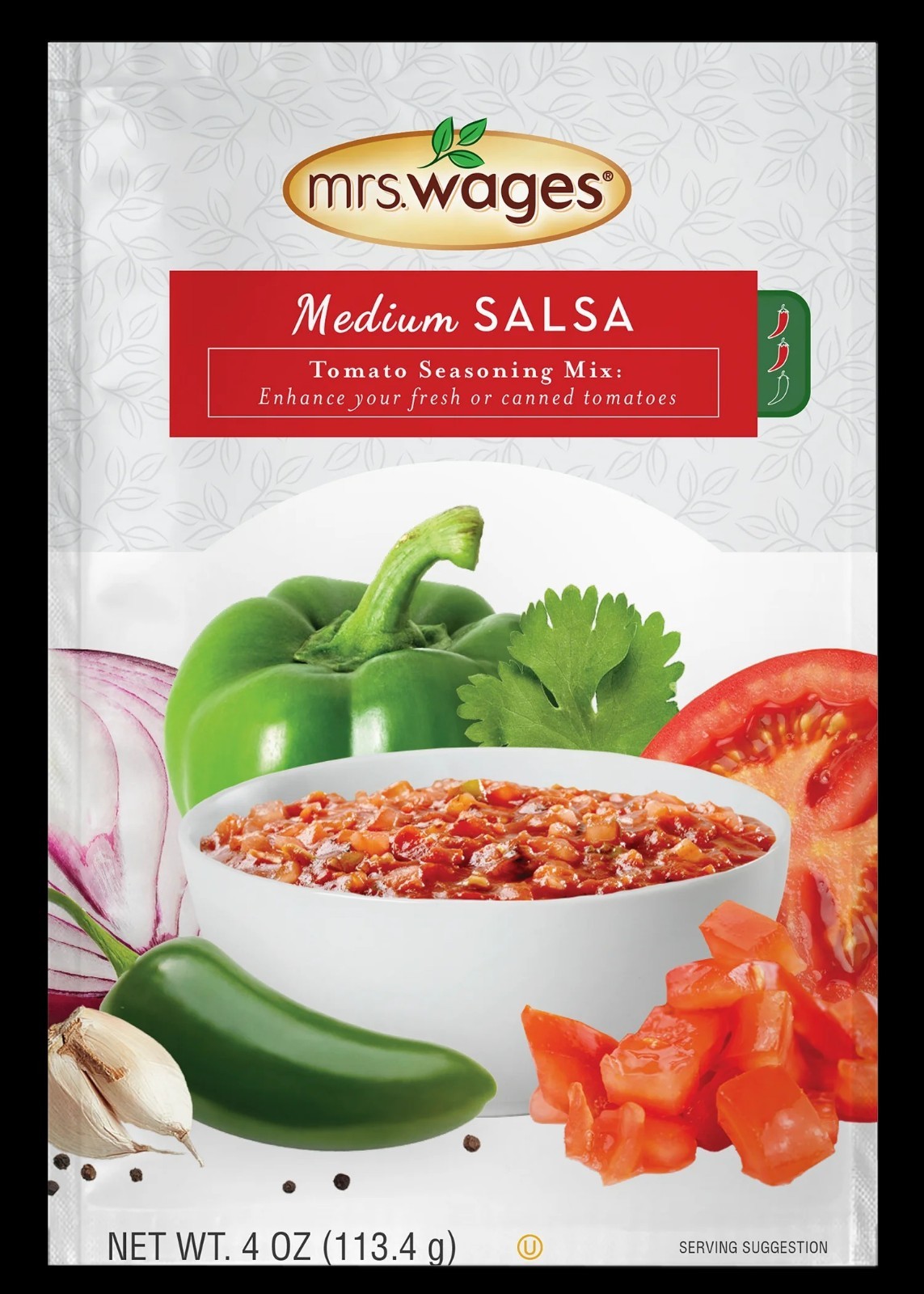 ( 3 Pack ) Mrs. Wages Homemade Salsa Mix, Canning Supplies Canned Salsa 4 oz