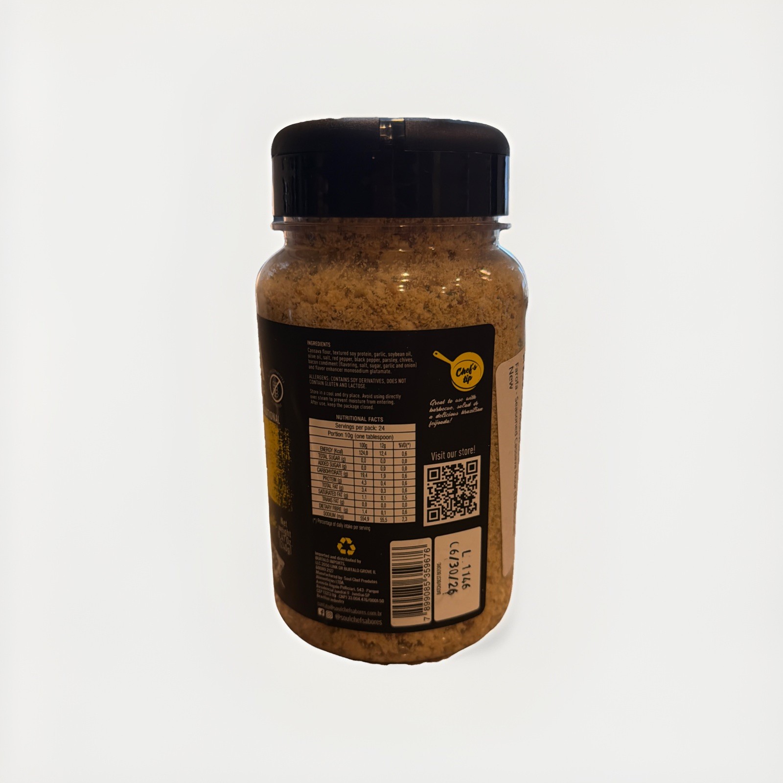 FAROFA Seasoned Cassava Flour by Soul Chef (Made In BRAZIL)