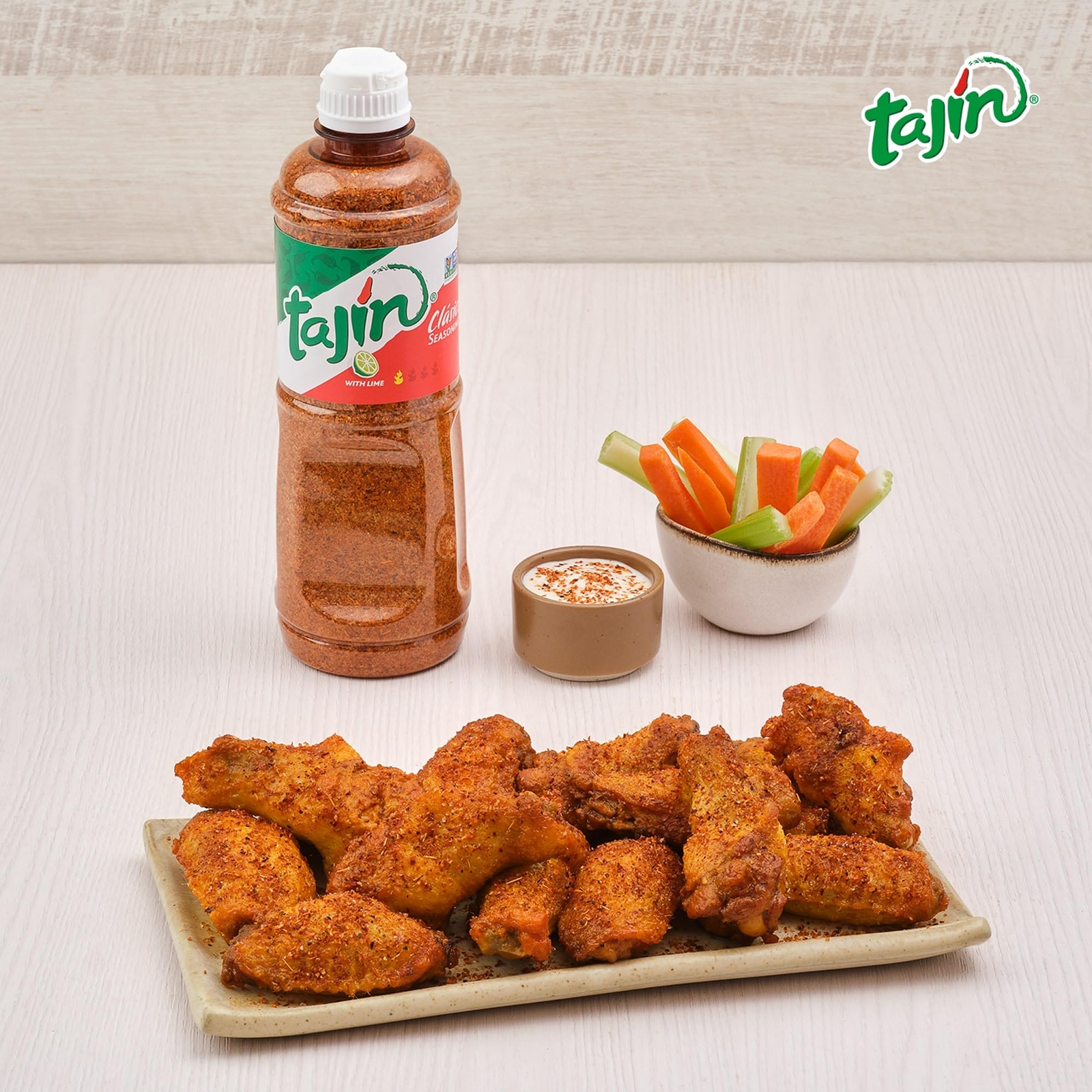 2-Pack Tajín Clásico Chile Lime Seasoning Gluten Free 14 oz