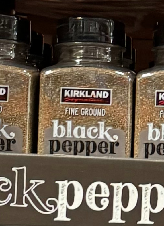Kirkland Signature Fine Ground Black Pepper, 12.3 OZ (348g)