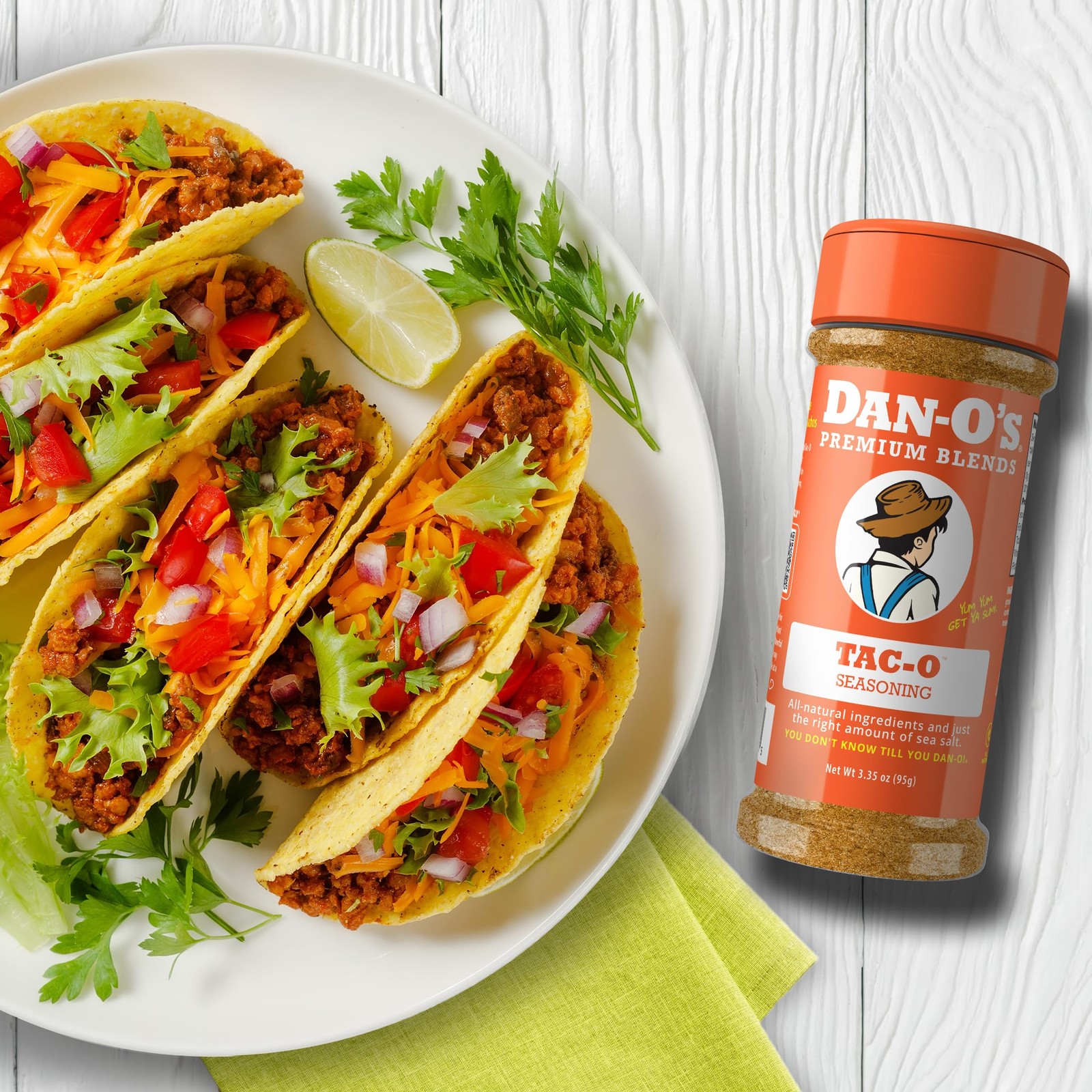 Tac-O Seasoning, 8.9 oz Bottle, All Purpose Taco Seasoning for Tacos, Quesadi…