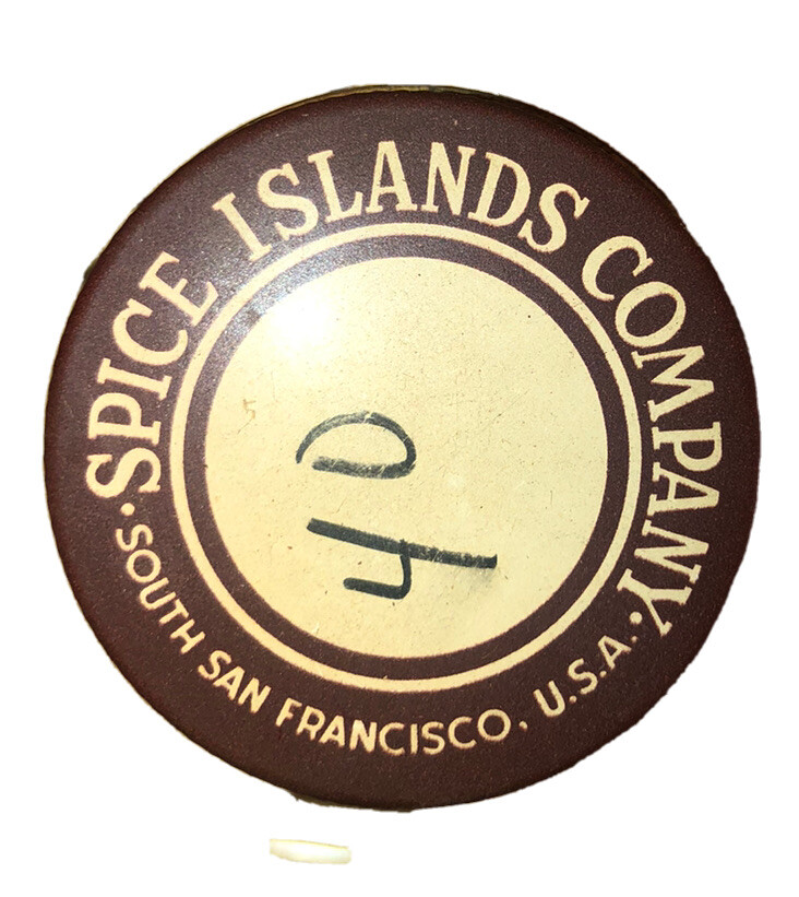 Sealed 1970’s Spice Islands Onion Salt 5 Oz. San Francisco Glass