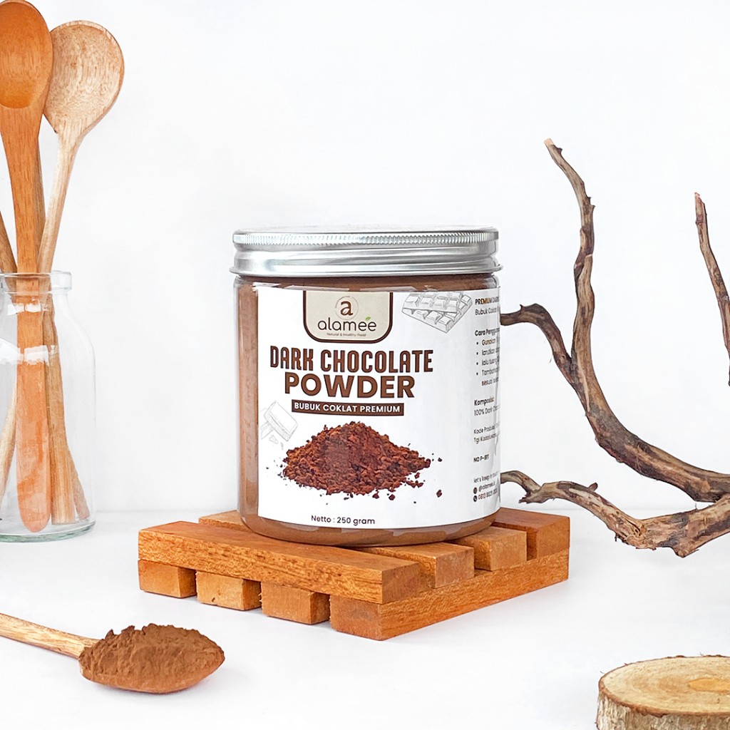 Dark Chocolate Powder 250g Cocoa Drink Mix For Baking Pantry Staple