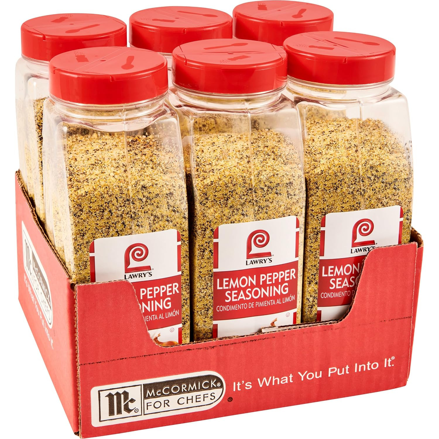 Lemon Pepper Seasoning, 20.5 Oz – One 20.5 Ounce Container of Lemon Pepper Blend