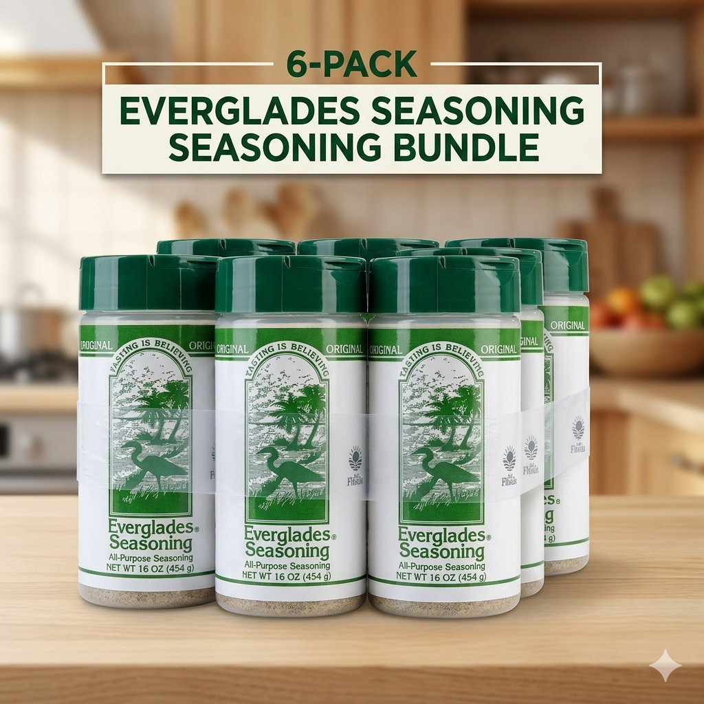 Everglades All Purpose Seasoning 16 oz. Southern Herbs & Spices Blend 6-Pack