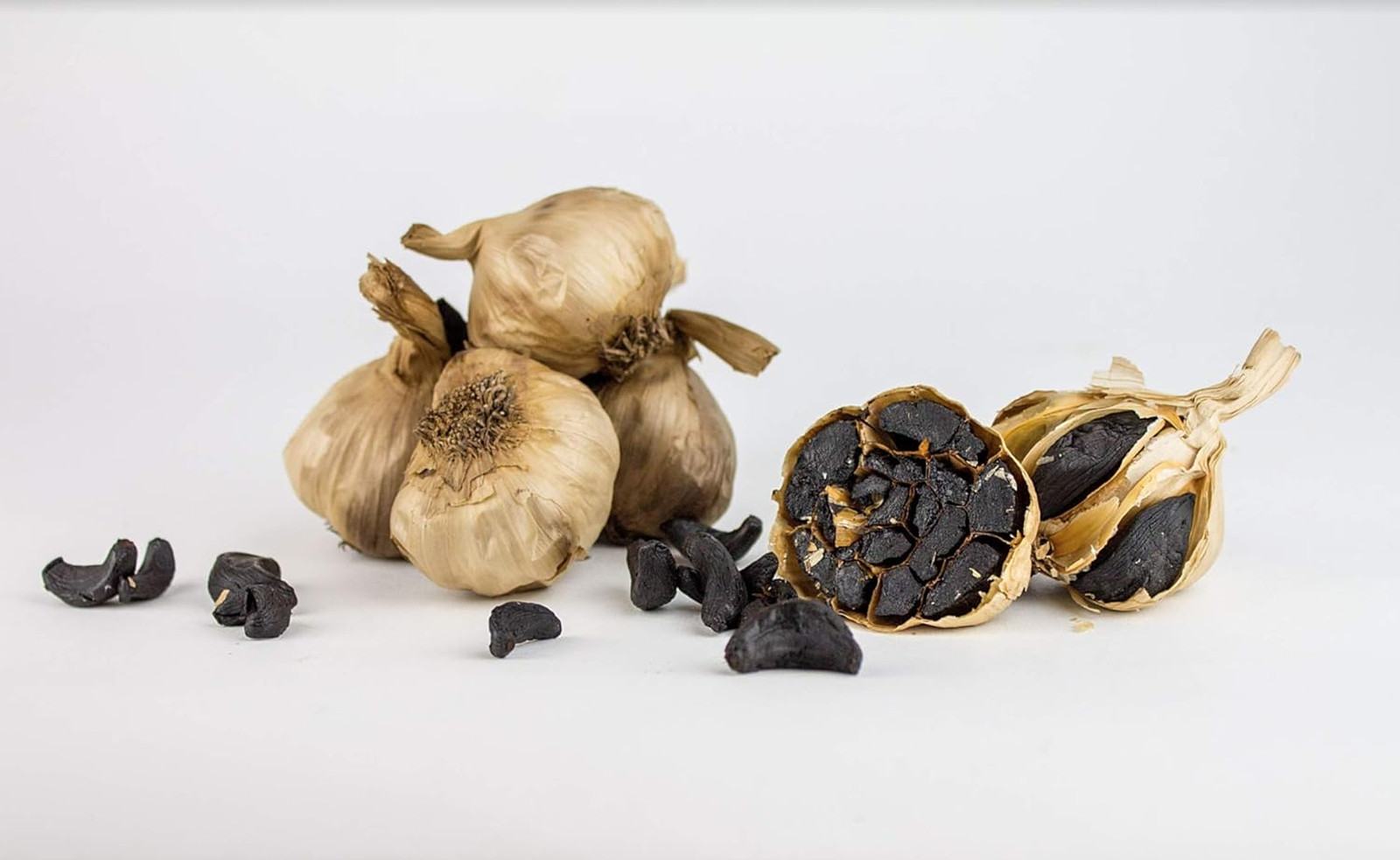 Black Garlic Peeled 1 lb Kosher Certified Authentic Natural Food Cooking