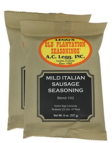 Mild Italian Sausage Seasoning Mix – 2 Pack for Flavorful Homemade Sausage