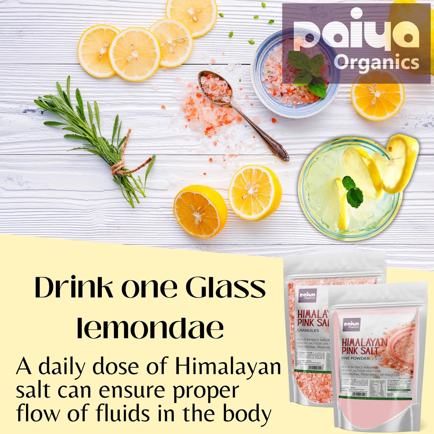 Paiya Organics Himalayan Pink Salt 900gm