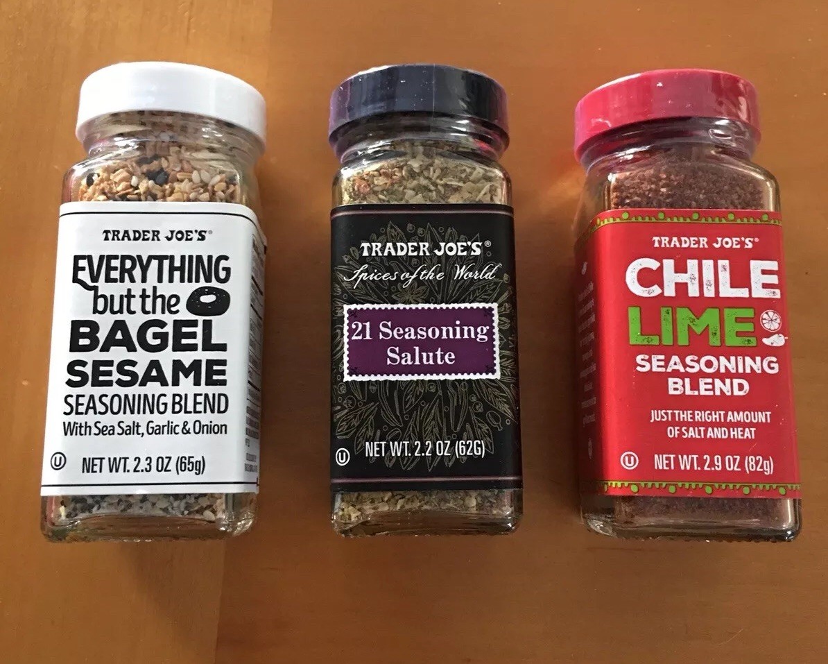 Trader Joe’s 3pc Spice Bundle: Everything Bagel, Chile Lime, 21 Seasoning Salute