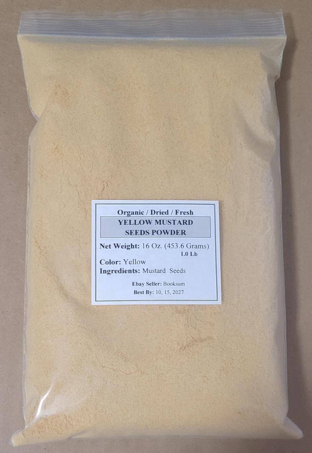 💚💚 MUSTARD SEEDS POWDER Organic Fresh Dry 1.0 – 3.0 Lb. Options 💚💚