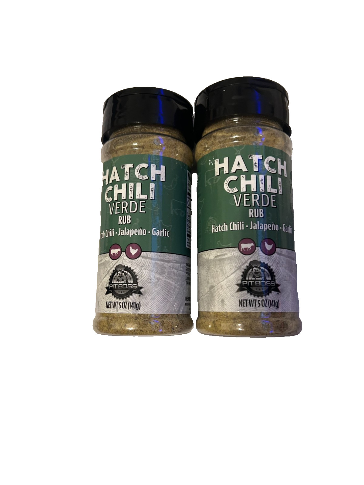 Pit Boss Hatch Chili Verde Rub 5 oz (141g) -set of 2- New Sealed