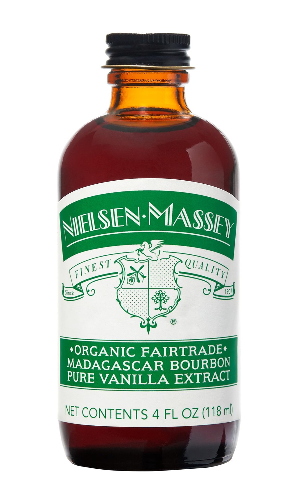 NielsenMassey Organic Fairtrade Madagascar Bourbon Pure Vanilla Extract,4