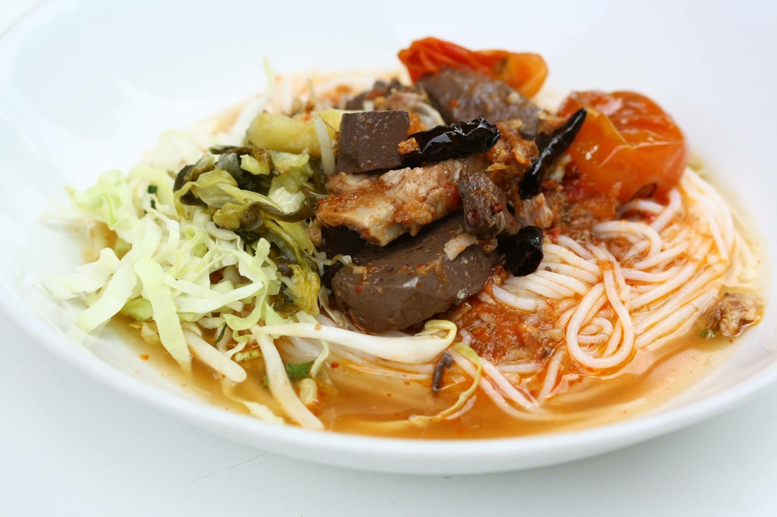 Dried Pullen Red Cotton Flower Bombax Ceiba L Thai Spicy Noodles Food Tea Herb