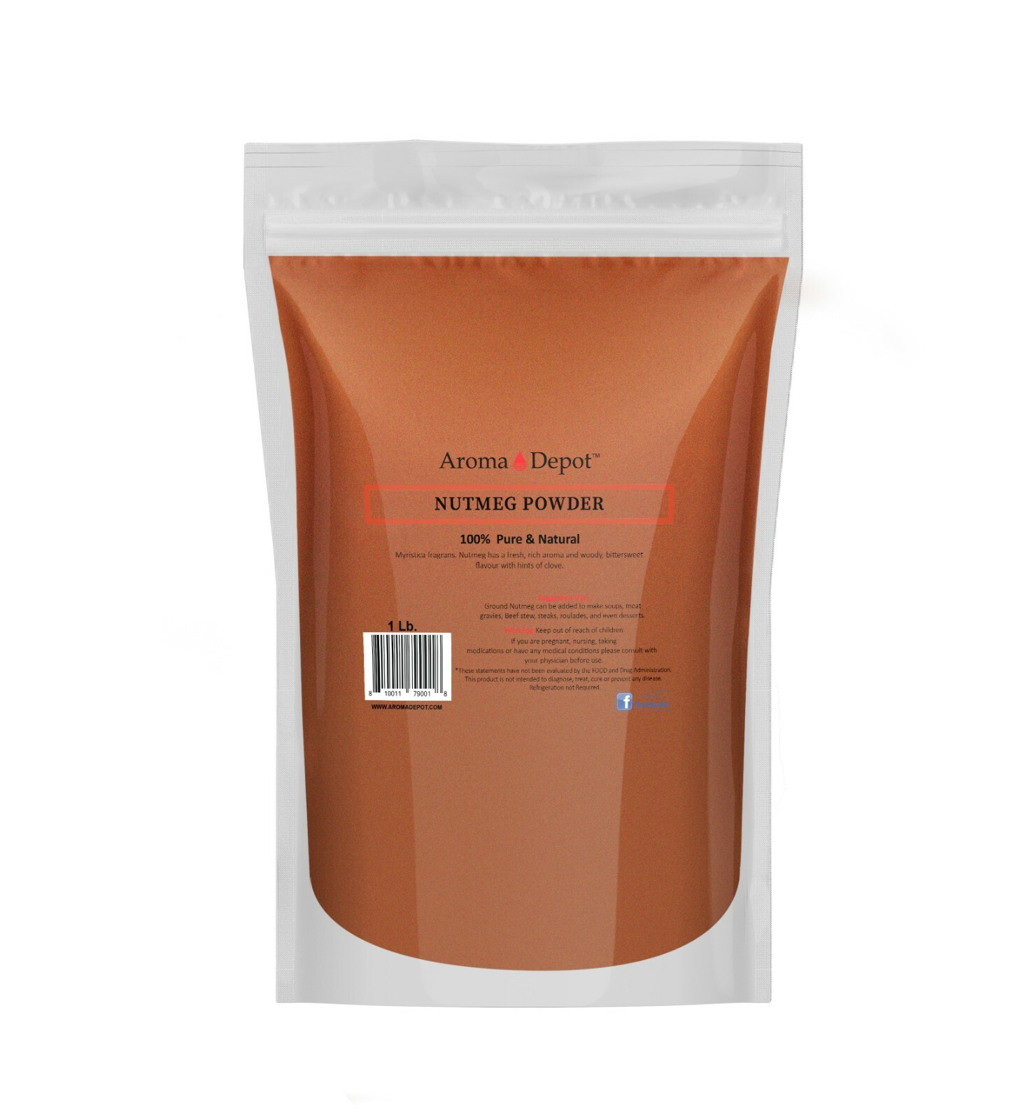 1lb. Nutmeg Powder 3 lbs. (x3-1lb) 100% Pure Natural Ground Spice Myristicaceae