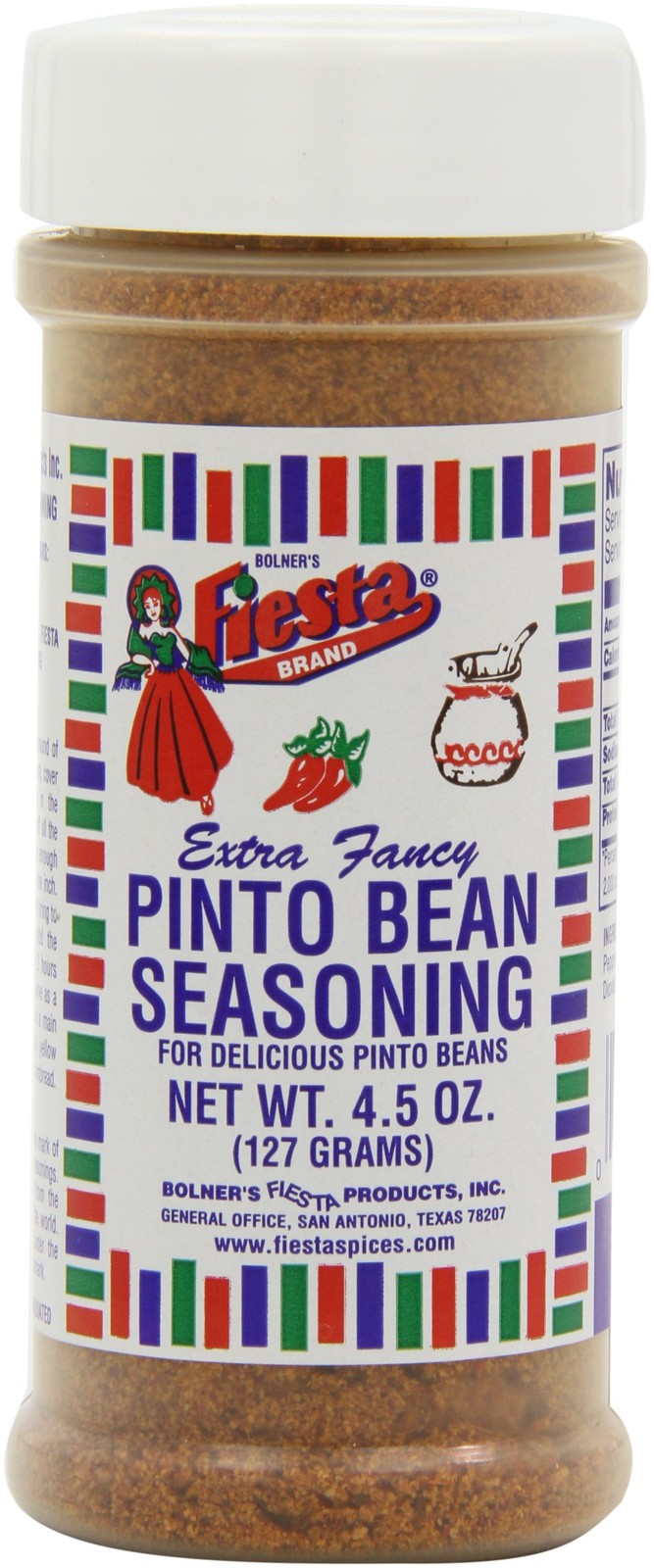 (Pack of 18) Bolner’s Fiesta Fiesta Seasoning Sazon Pinto Bean Seasoning 4.5 Oz
