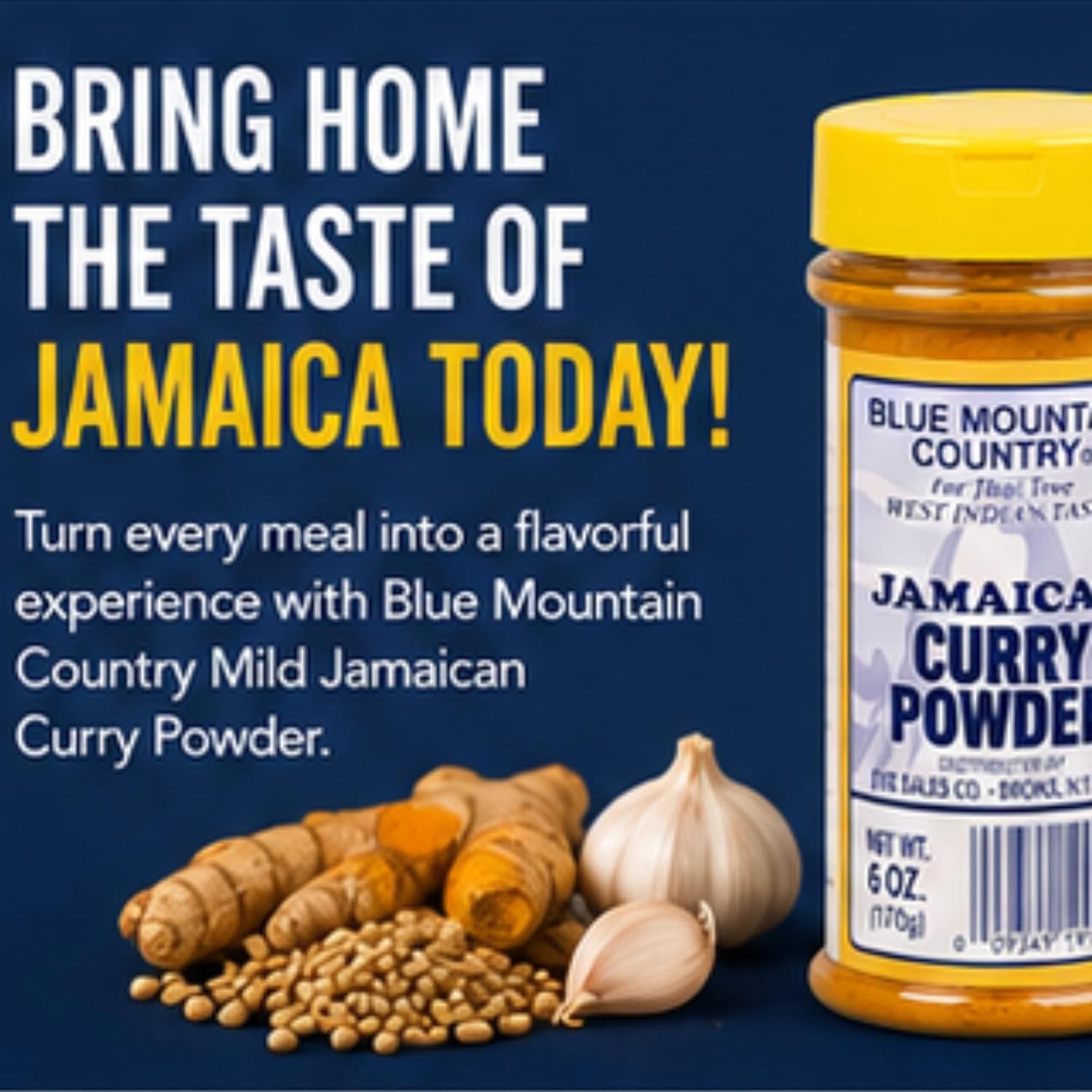 2PCS 6OZ Blue Mountain Country Jamaican Curry Powder West Indian Curry Blend