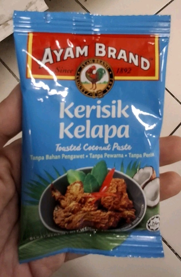 10x Ayam Brand Kerisik Kelapa Toasted Coconut Paste 40g Halal Cooking Ingredient
