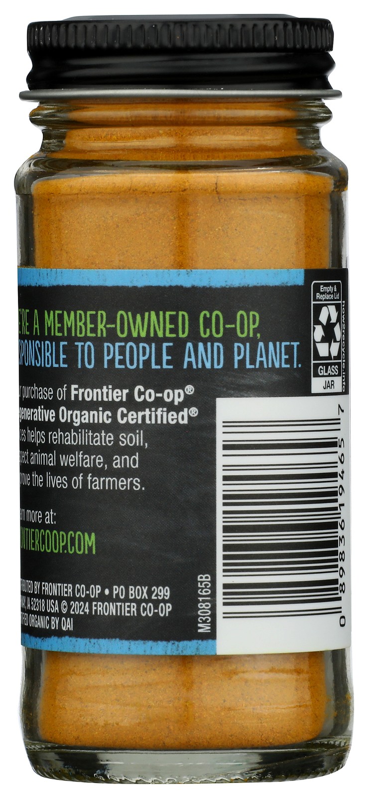Frontier Co-Op Organic Ground Turmeric 1.41 Oz 3 Pack