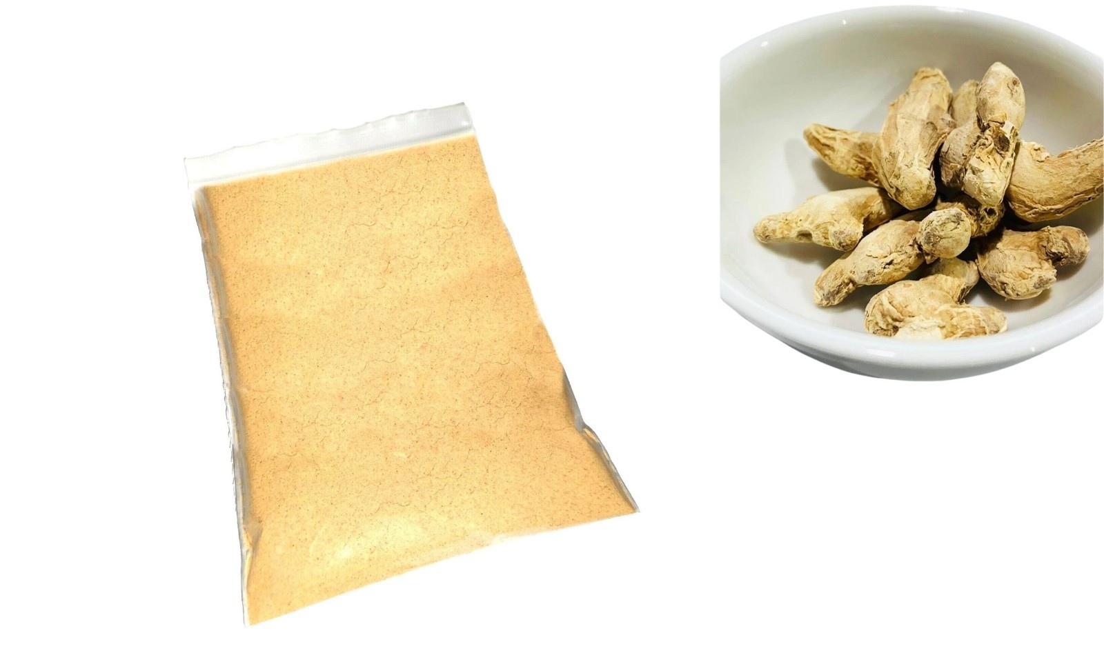 Organic Dried Ginger Root Powder 100% Ceylon Pure Natural Premium Quality.