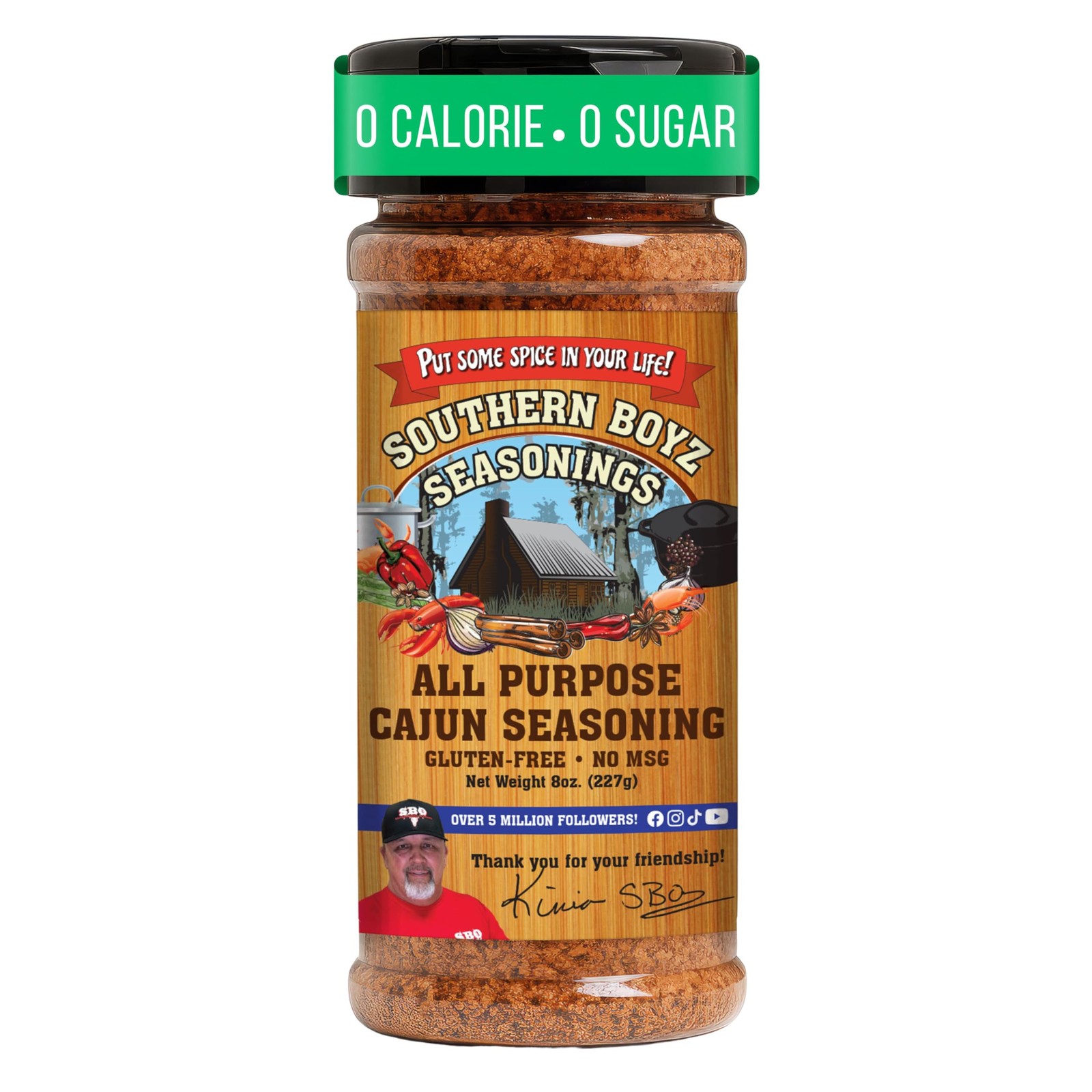 Southern Boyz Seasoning All-Purpose Cajun – 8 Ounce (Pack of 1)