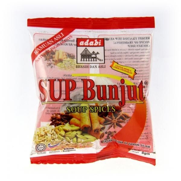 Adabi Sup Bunjut 24x8g | Authentic Malaysian Soup Spices | Free Shipping