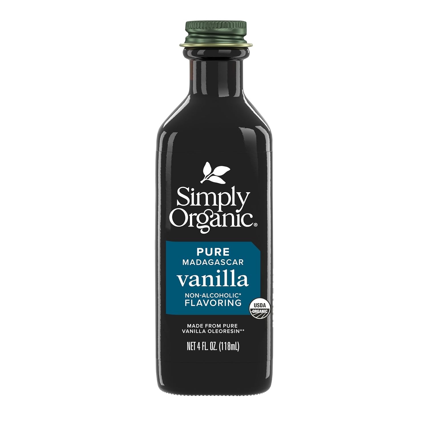 Simply Organic, Madagascar Vanilla, Non-Alcoholic Flavoring , 4 Ounce