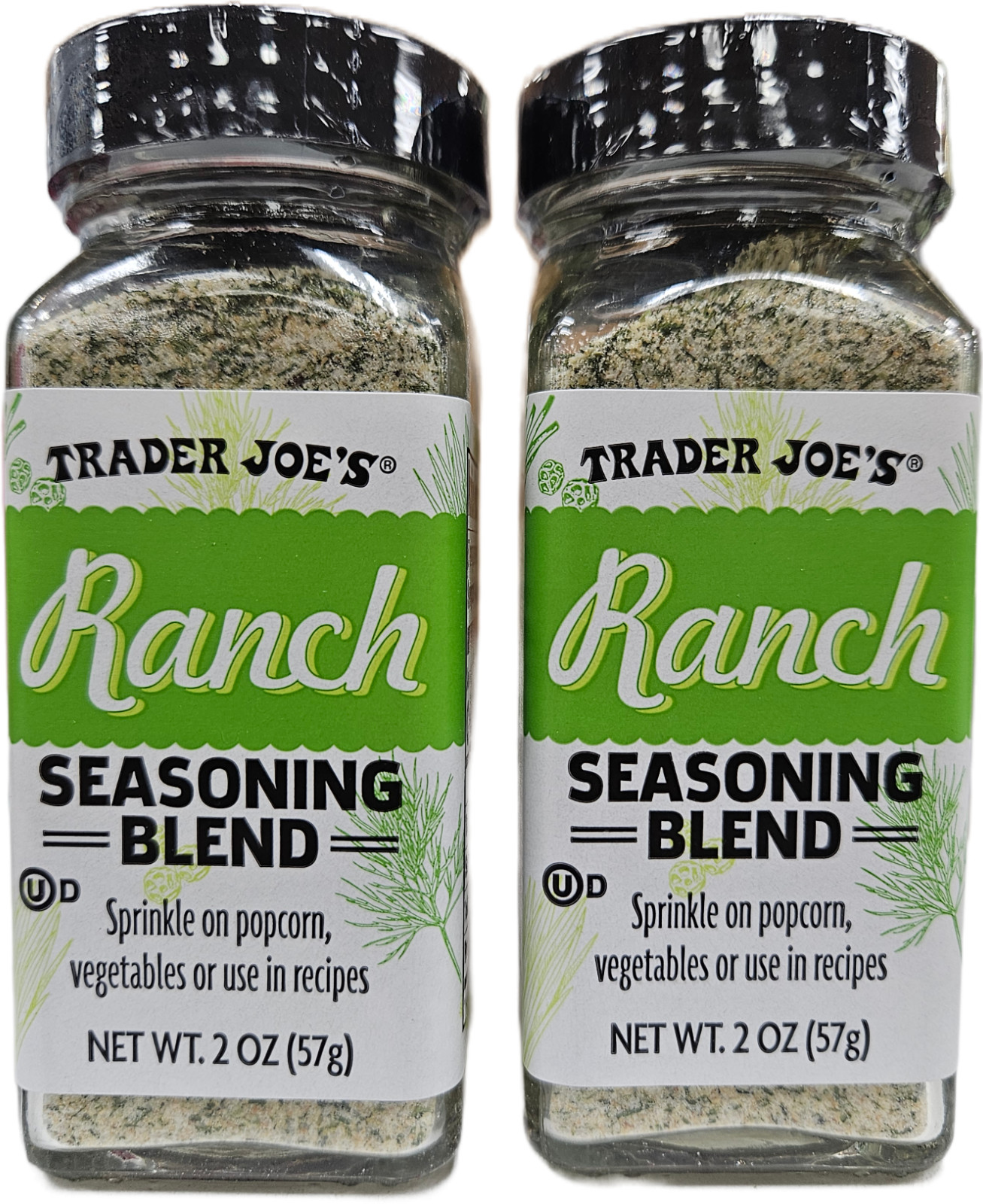 2 PK SEALED Trader Joe’s RANCH Seasoning Blend 2 OZ Each
