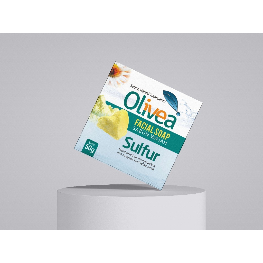 Olivea Sulfur Facial Soap 50g natural skincare organic aroma ritual bar