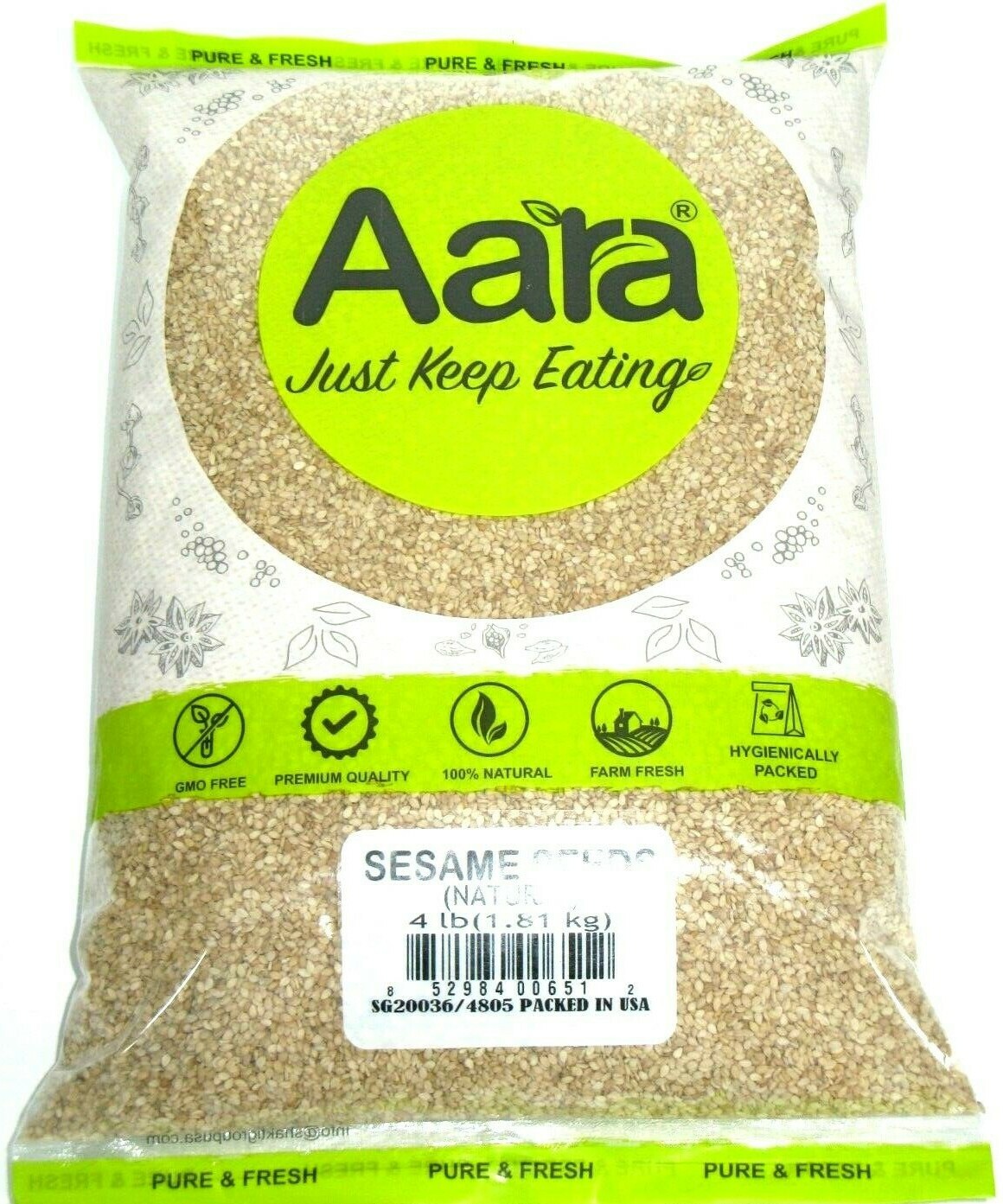 Sesame Seeds 4 lb Natural Premium Quality