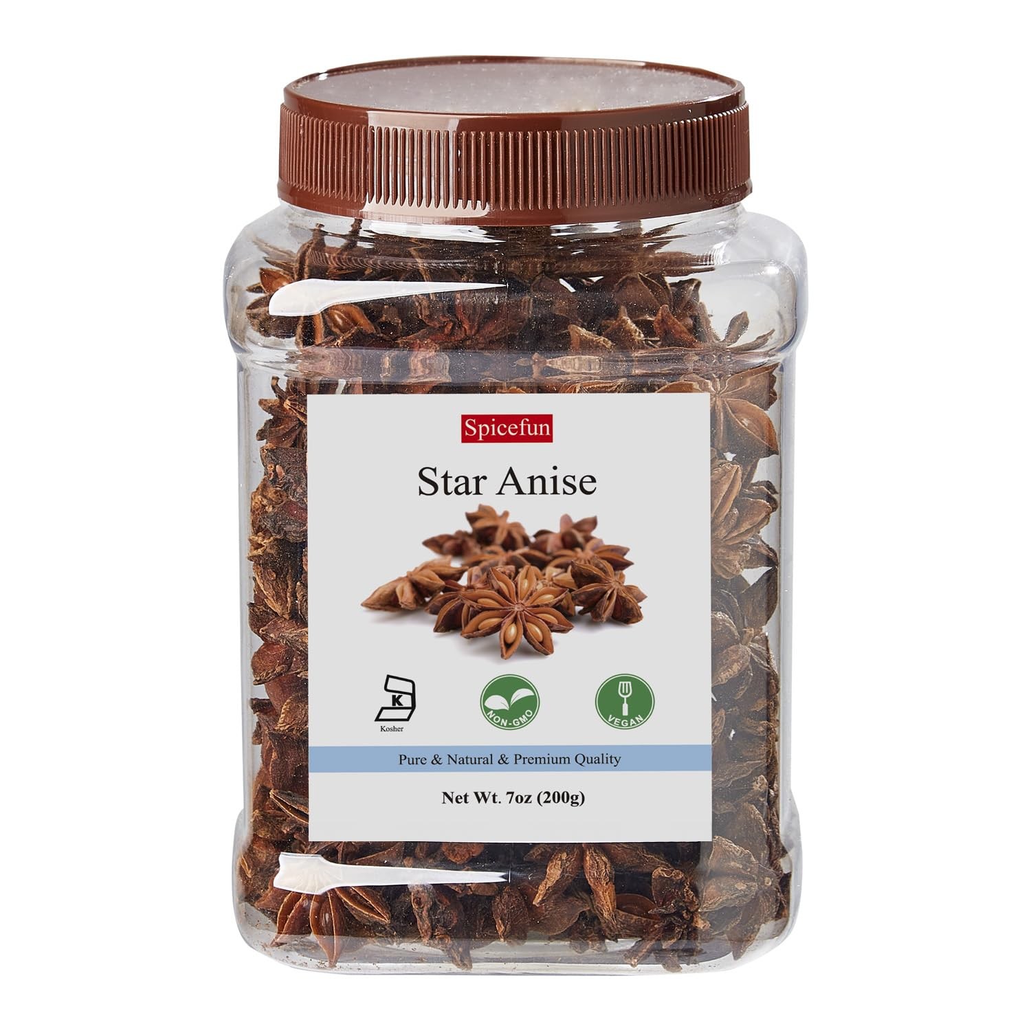 Star Anise 7oz(200g), Chinese Whole, Fresh, Pure and 7 oz