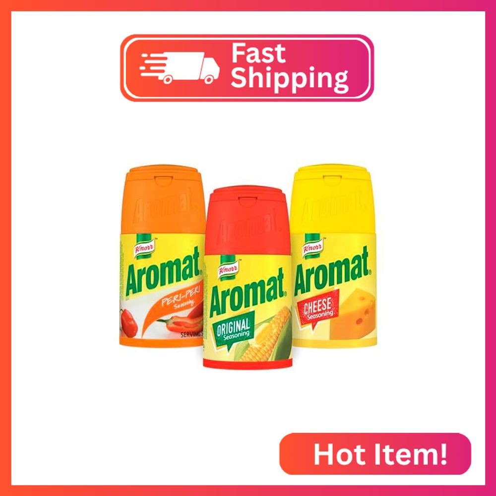 Seasoning Variety Pack Bundle, Includes Original Seasoning, Cheese & Peri-Peri,