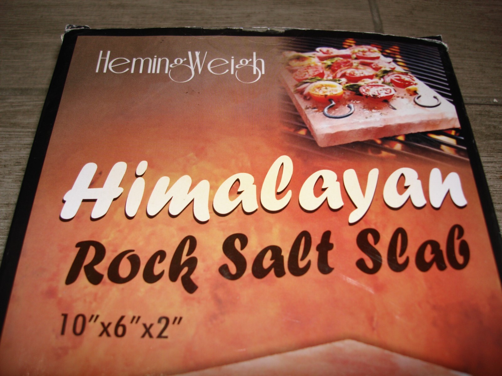 NEW Himalayan Salt Block Cooking Plate Salt Slab and Grilling Stone 10″X 6″X 2″