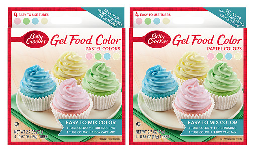 Betty Crocker Gel Food Color Pastel Colors 2 Pack