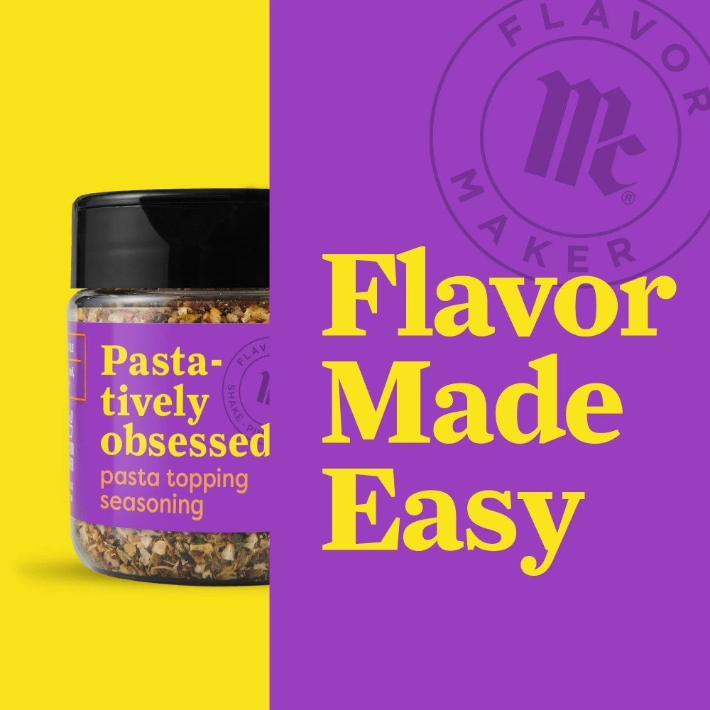 Pasta Seasoning Flavor Maker Gourmet Spice Blend 4.3 oz Jar