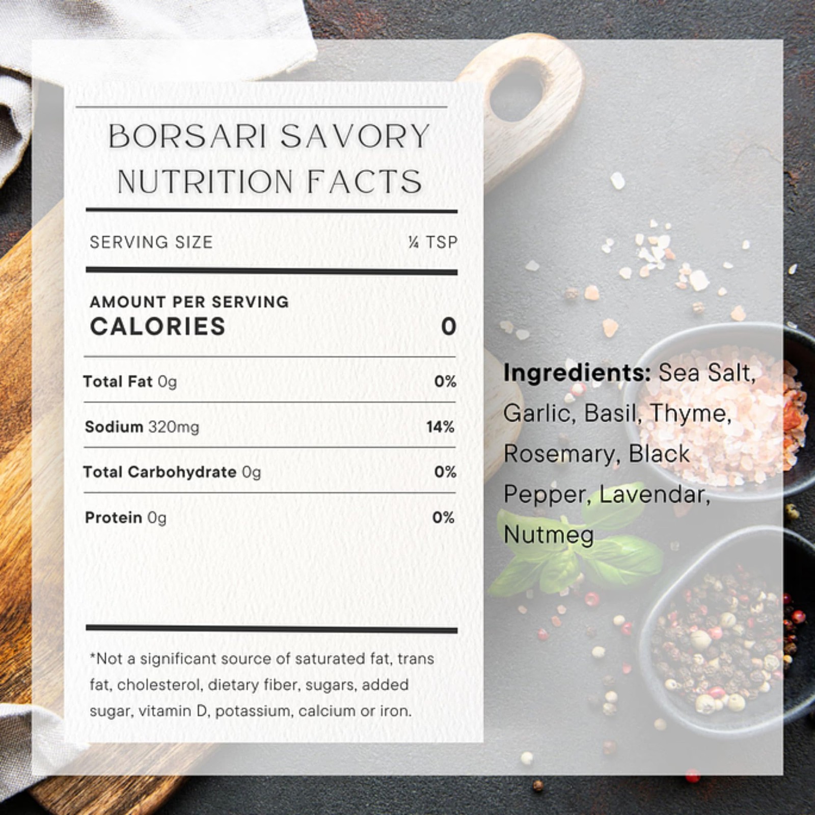 Savory Seasoned Salt Blend – Gourmet Sea Salt With Fresh Herbs and Spices – A…