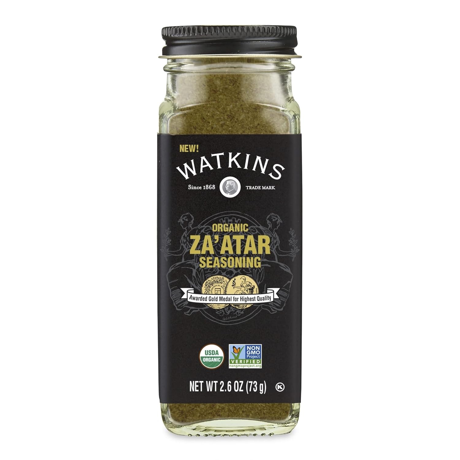 Watkins Organic Za’atar Seasoning, Spice Mix, 2.6 oz., 1 Count