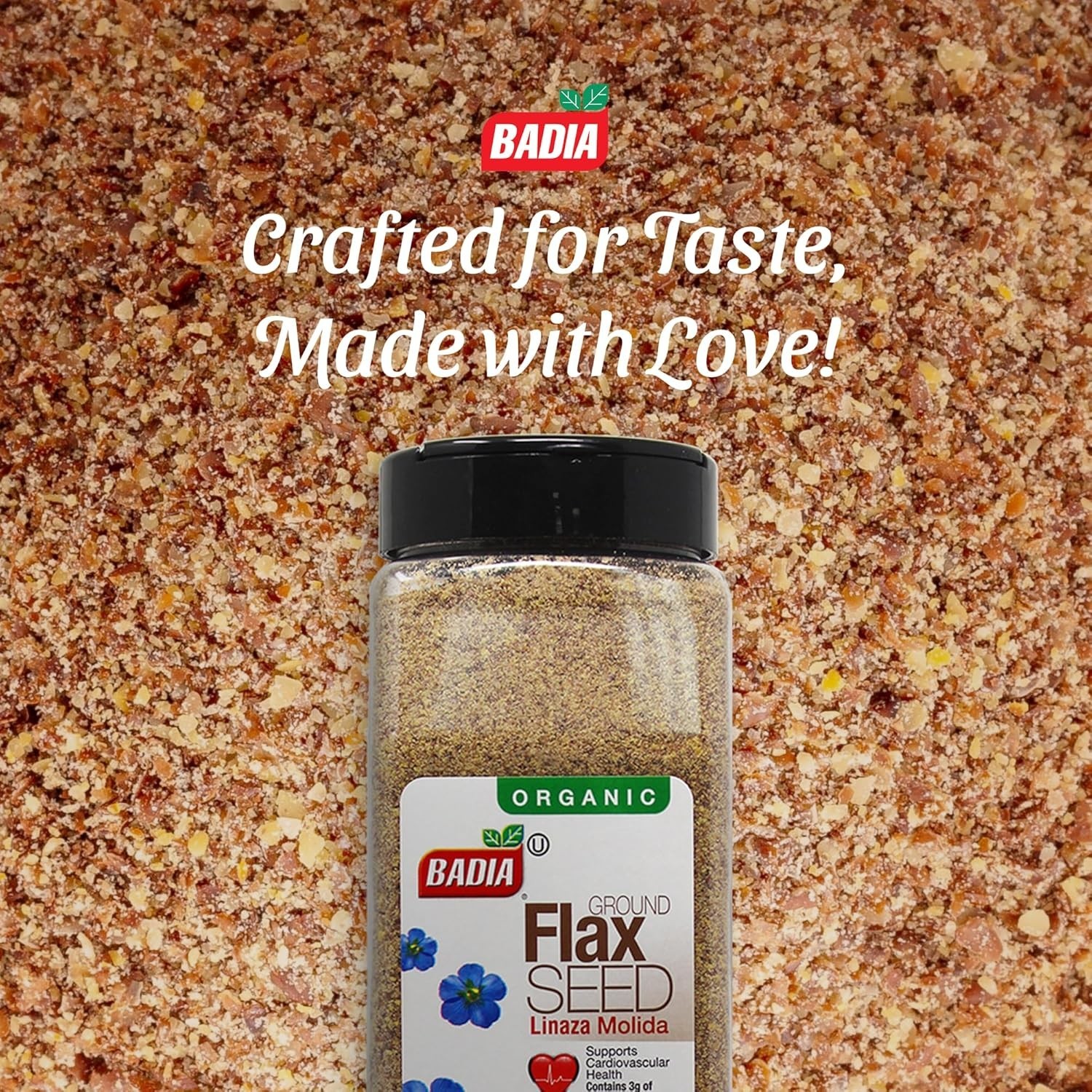 Organic Flax Seeds – Badia Natural Superfood for Daily Use