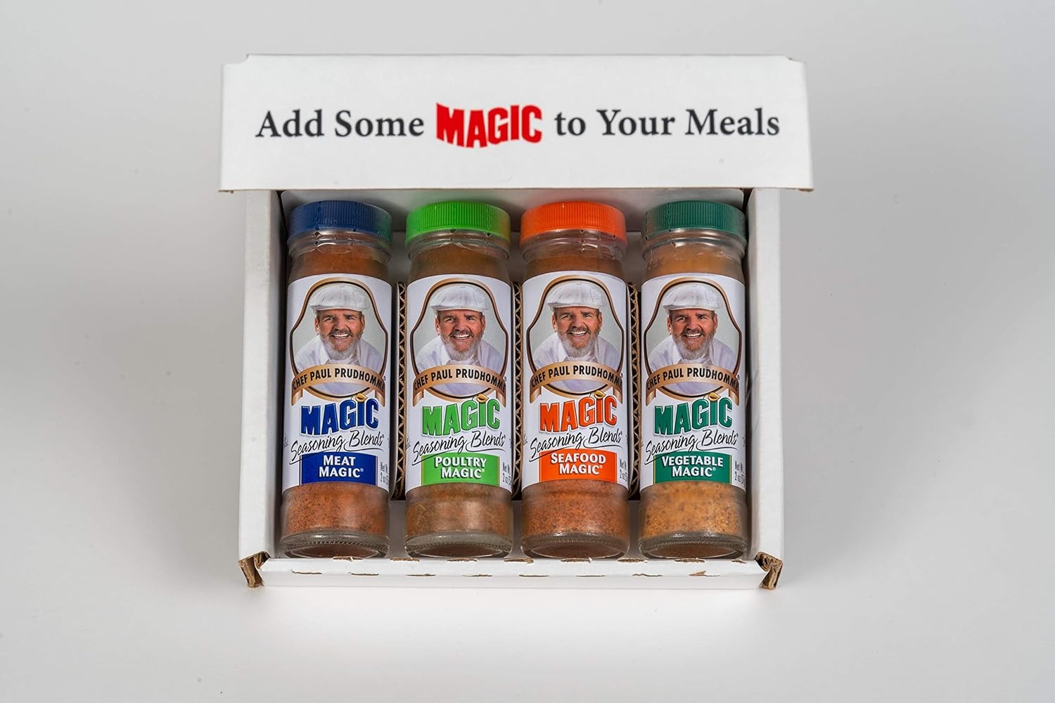 Chef Paul Prudhomme’s Magic Seasoning Blends ~ 4-Pack, Qty. 4 2-Ounce…