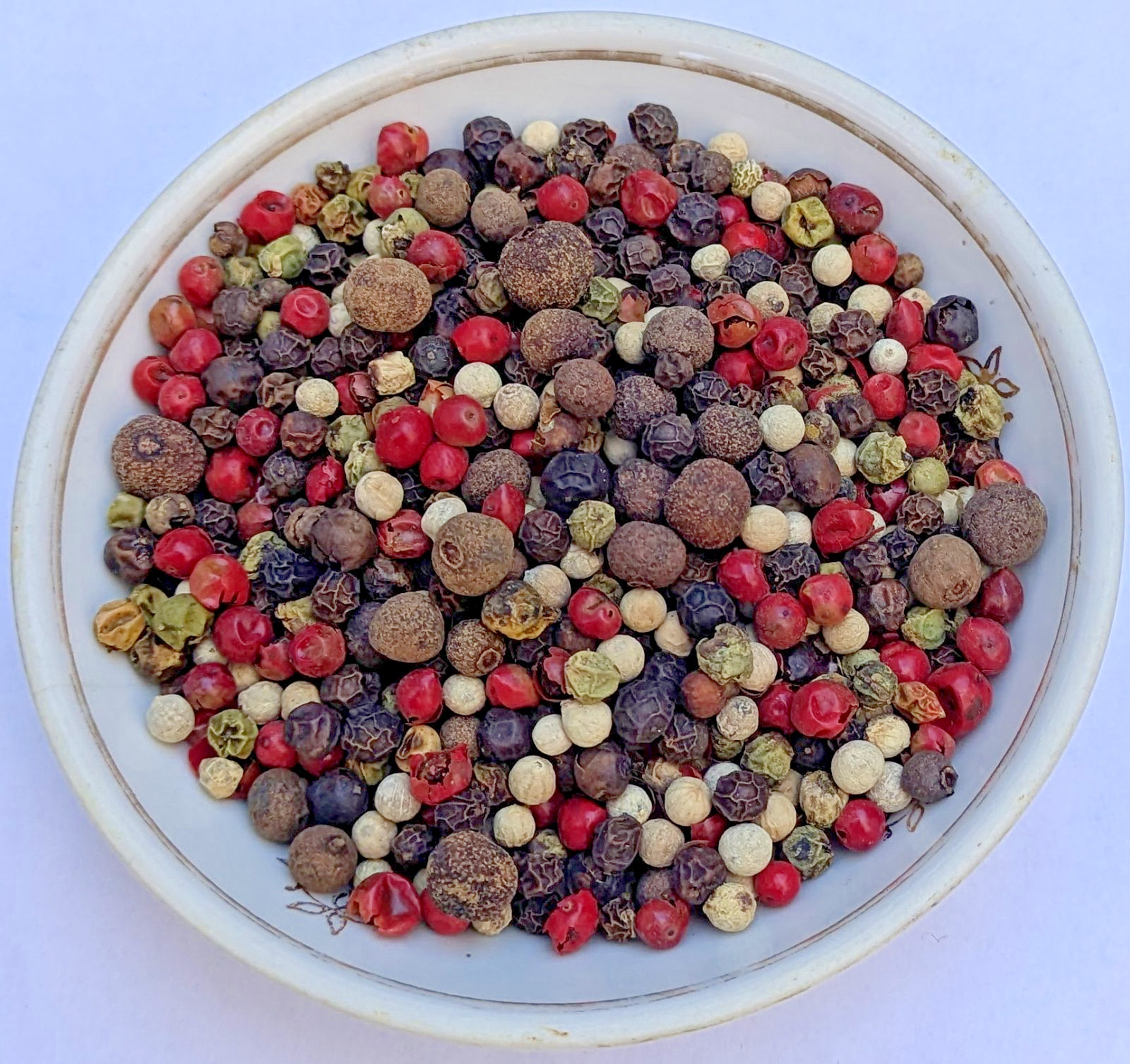 5 PEPPERCORNS RAINBOW MIXED 2, 4, 6, 8, 10 , 12 OZ, 1, 2 LB RESEALABLE BAG
