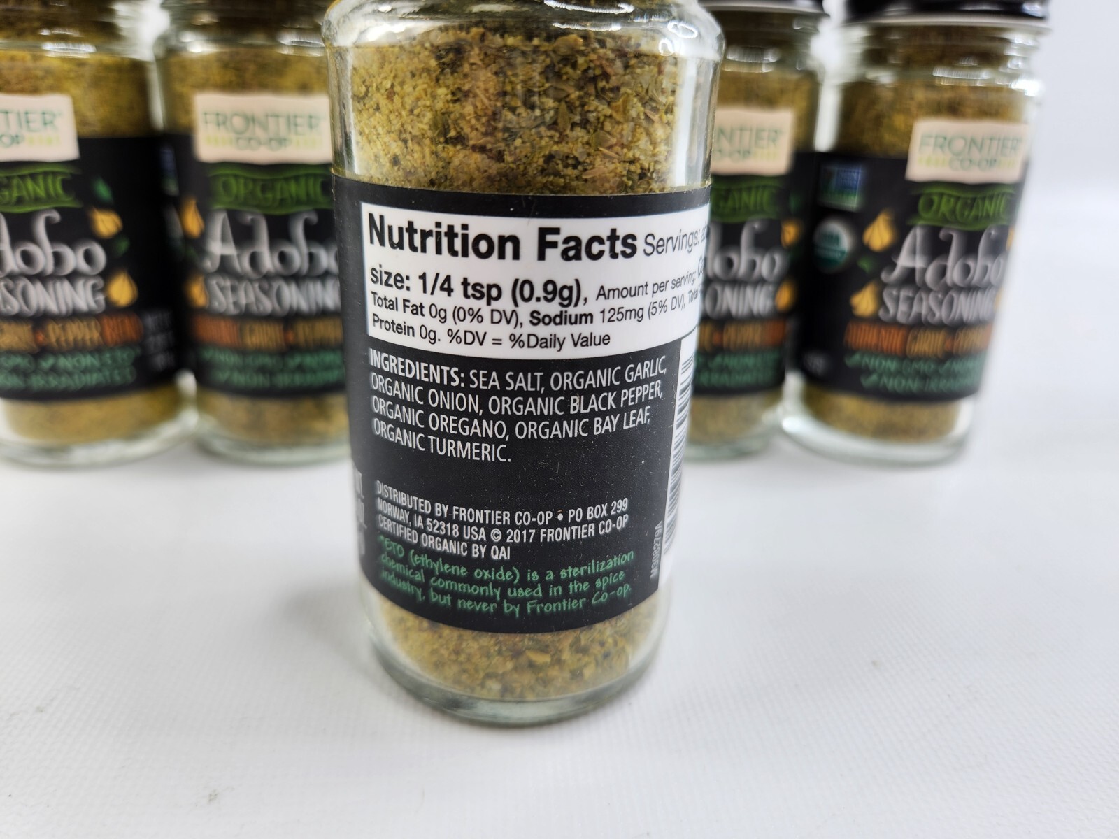 5 Pack Frontier Herb Adobo Seasoning Blend – Organic Non Irradiated – 2.86oz