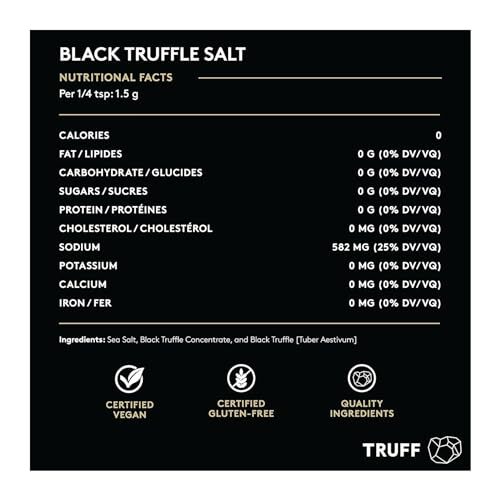 TRUFF Black Truffle Salt 5.3 oz