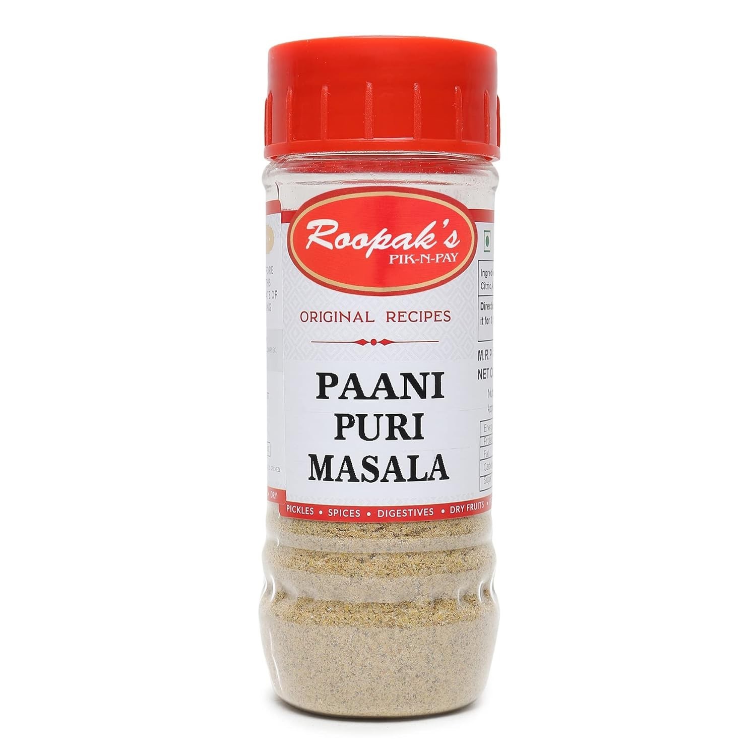 Roopak’s Pik-n-Pay-Pani Puri Masala 100g