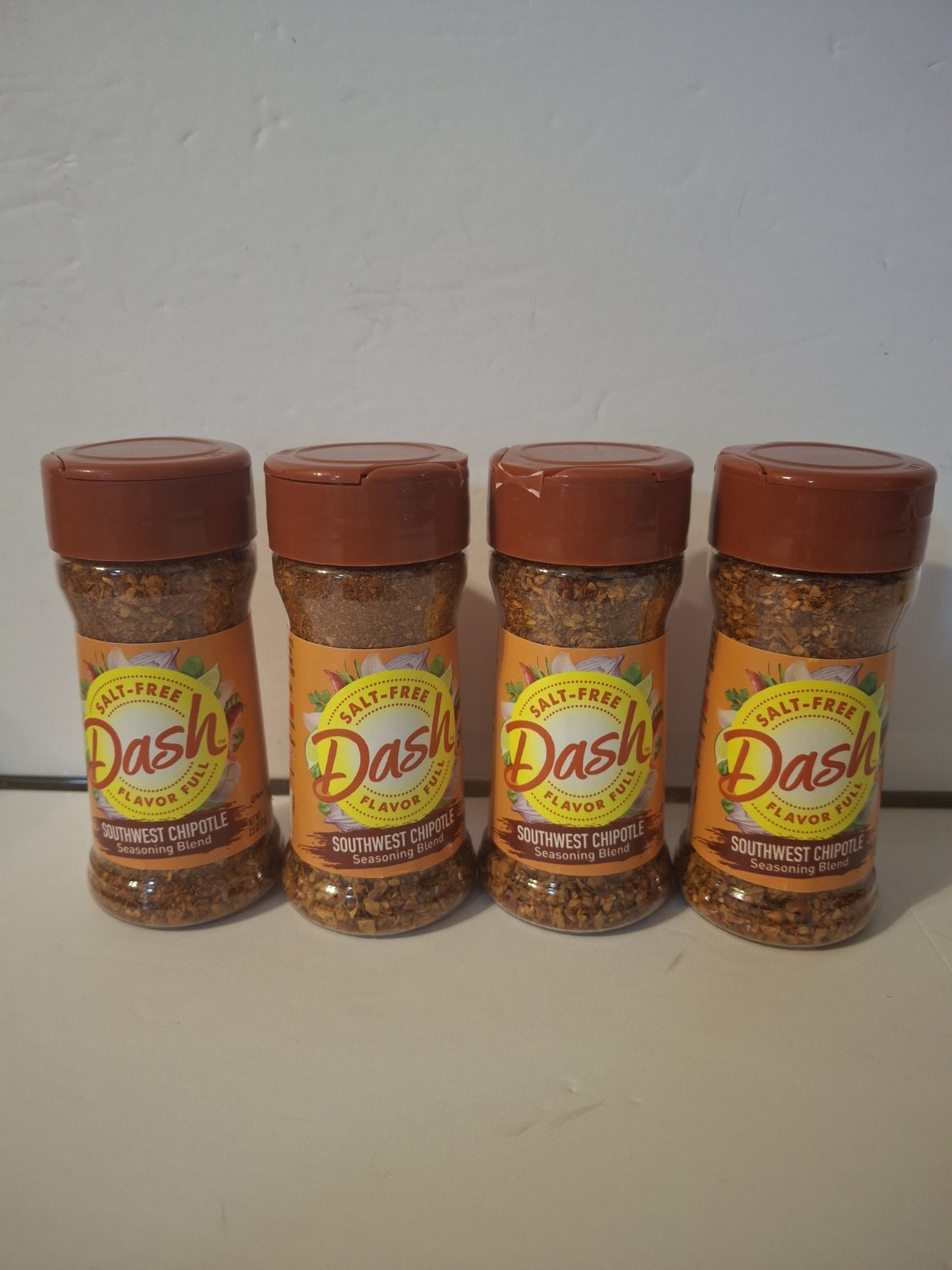 4x Shakers Mrs Dash Salt Free Southwest Chipotle Seasoning Blend 2.5oz(SKU#1370)