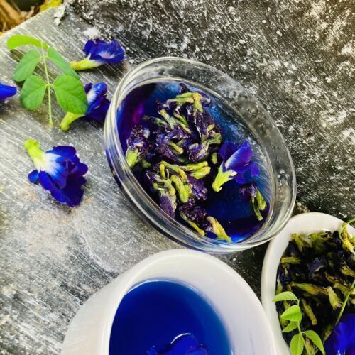 Blue Butterfly Pea Flowers Organic Pure Clitoria Ternatea Healthy Natural Drink